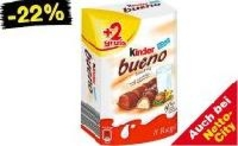 kinder bueno 1.39 €