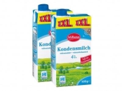 Milbona Kondensmilch 4 % Fett 0.55 €