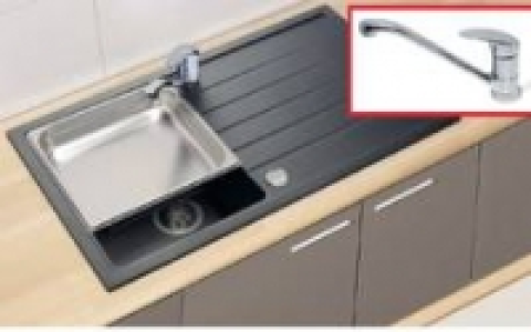Einbauspüle Waterstation Style 100 Set Nero 129.99 €