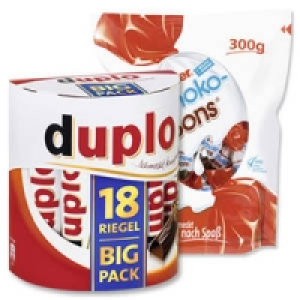 duplo Kinder Riegel oder Schoko-Bons 2.59&nbsp;&euro;