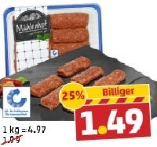 MÜHLENHOF Frische Cevapcici 1.49 €