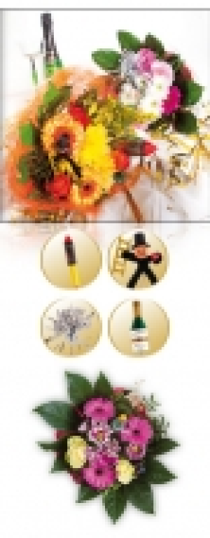 Biedermeierstrauß Silvester 5.99 €