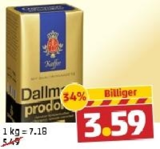 DALLMAYR Kaffee Prodomo 3.59 €