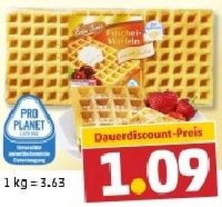CAFÉ TIME Frischei-Waffeln 1.09 €