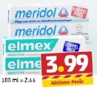 ELMEX oder MERIDOL Zahncreme 3.99 €
