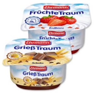 Ehrmann Früchte-, Vanille- oder Grieß Traum