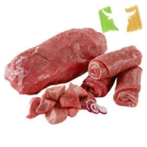 Frische Irische Gourmet-Rinderrouladen, Rinderbraten oder Rindergulasc
