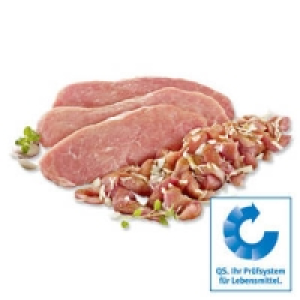Frische Schweineschnitzel, natur oder Schweinegeschnetzeltes nach Gyro