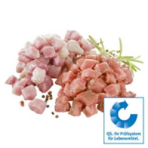 Frisches Fonduefleisch oder Raclettefleisch, gemischt