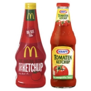 Kraft Tomatenketchup, Kraft Gewürzketchup oder Mc Donalds Ketchup