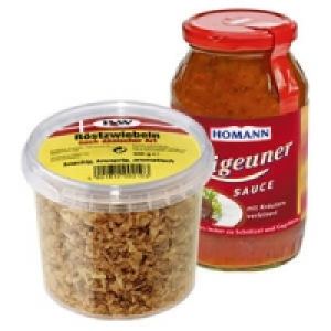 P&W Röstzwiebeln oder Homann Zigeunersauce
