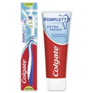Colgate Komplett Zahnbürste oder Zahncreme