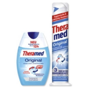 Theramed Zahncreme Spender oder Liquid