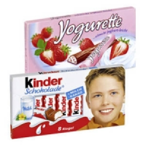 Ferrero Kinder Schokolade oder Yogurette