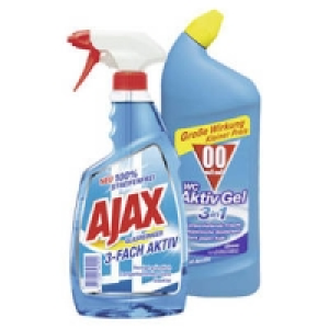 Ajax Glas-Reiniger, Ajax Fenster und glänzende Oberflächen oder 00 WC-