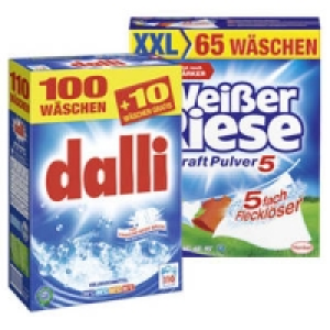 Weißer Riese Waschmittel oder Dalli