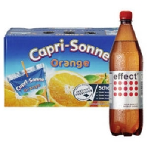 Capri-Sonne Fruchtsaftgetränke oder effect Energydrink