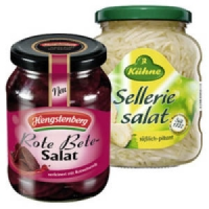 Hengstenberg Rote Bete Salat mit Rotweinessig oder K&uuml;hne Sellerie Sala