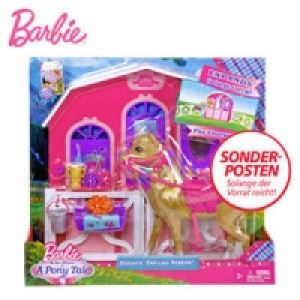 Barbie Pferd und Stall Spiel-Set