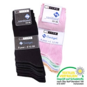 Damen- oder Herren-Socken Sanitized