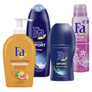 Fa Dusche, Deo-Spray, Roll-on oder Fl&uuml;ssige Seife 0.77&nbsp;&euro;