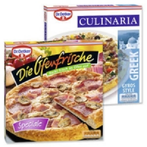 Dr. Oetker Ofenfrische Pizza Speciale oder Culinaria Greek Style 2.22&nbsp;&euro;