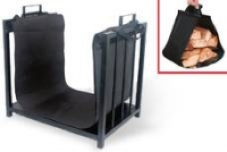 Kaminholzhalter mit Holztrage