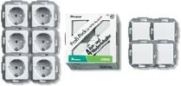 Schalterserie Europa, 2-fach-Rahmen (o. Abb.)