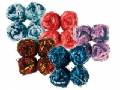Lidl  CRELANDO® Effekt-Strickgarn Bianca, 4 x 50 g