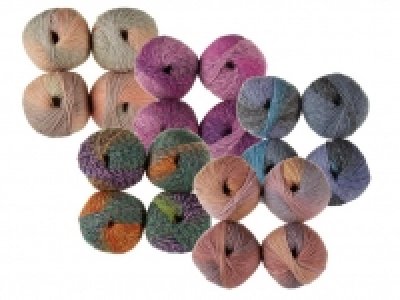 Lidl  CRELANDO® Effekt-Strickgarn Maike, 4 x 50 g