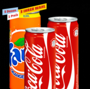 COCA-COLA oder FANTA 0.99 €