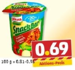 KNORR Snack Bar 0.69&nbsp;&euro;