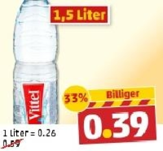VITTEL Natürliches Mineralwasser 0.39 €