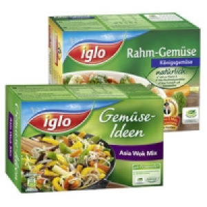 iglo Gemüse-Ideen, Rahm-Gemüse oder Mittelmeer-Küche 1.99 €