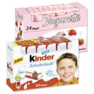 Kinder Schokolade oder Yogurette 2.39 €