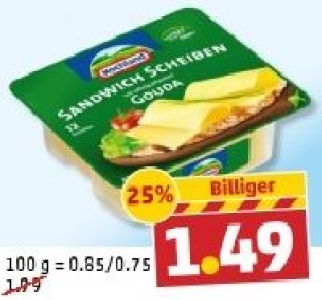 HOCHLAND Sandwich-K&auml;sescheiben 1.49&nbsp;&euro;