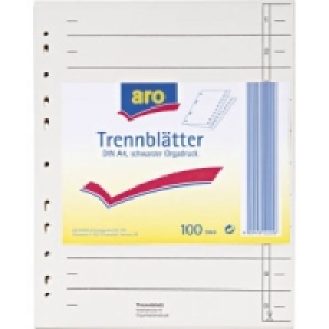 Trennblätter 4.19 €