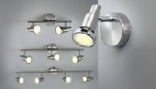 LED-Strahlerserie Alexa, 2er-Schiene