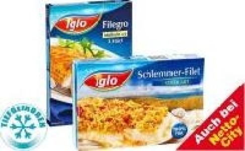 Iglo Schlemmer-Filet oder Filegro 1.77 €