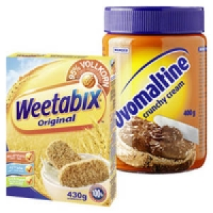 Weetabix Englisches Weizenfr&uuml;hst&uuml;ck oder Ovomaltine crunchy cream 2.49&nbsp;&euro;