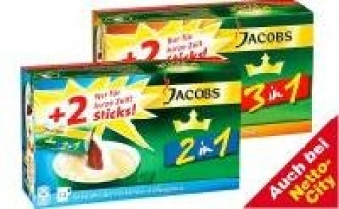 Jacobs 2 in 1 oder 3 in 1 1.69 €
