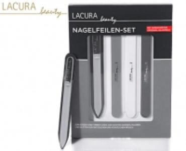 LACURA BEAUTY Nagelfeilen-Set, 4-teilig