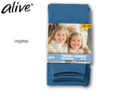 ALIVE®Mädchen-Thermo-Leggings oder -Strumpfhose, 90 den
