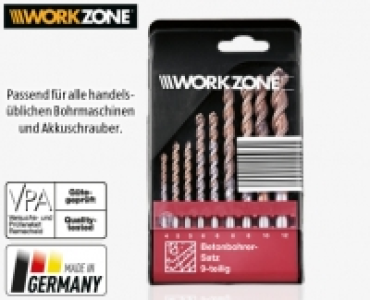 WORKZONE®Bohrer-Sortiment, 9-teilig 5.99 €
