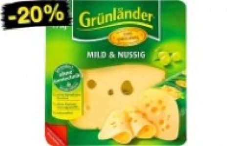 Grünländer Käse-Scheiben oder -Würfel 1.59 €