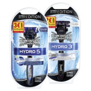 Wilkinson Hydro3 oder Hydro5 Apparat Black Edition