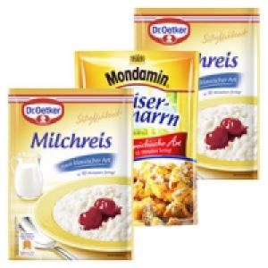 Dr. Oetker Süße Mahlzeit oder Mondamin Süße Gerichte