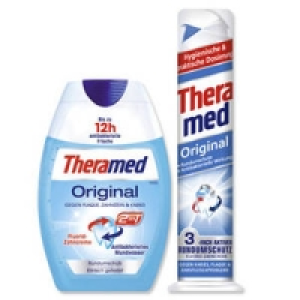 Theramed Zahncreme Spender oder Liquid 1.00 €