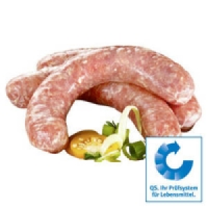 Frische grobe Bratwurst