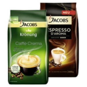 Jacobs Krönung, Crema D´Aroma oder Espresso D´Aroma 9.99 €
